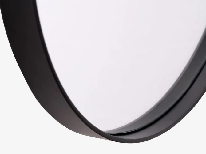 Spejl MARSTAL oval 40x100 sort