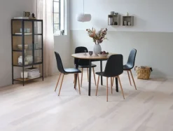 Spisebord JEGIND Ø105 eg/sort