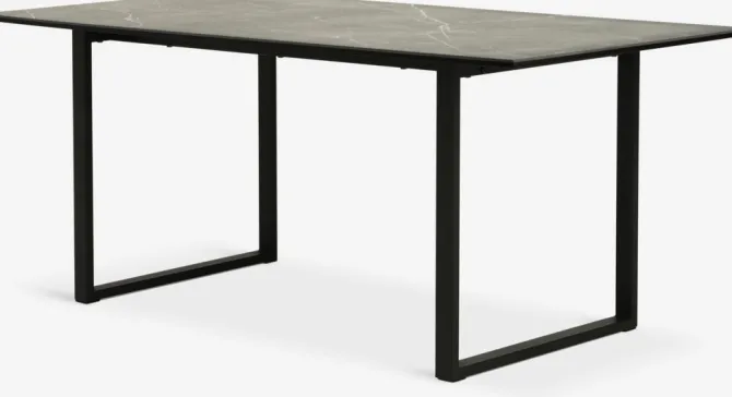 Spisebord MOSELUND 90x180 keramik sort