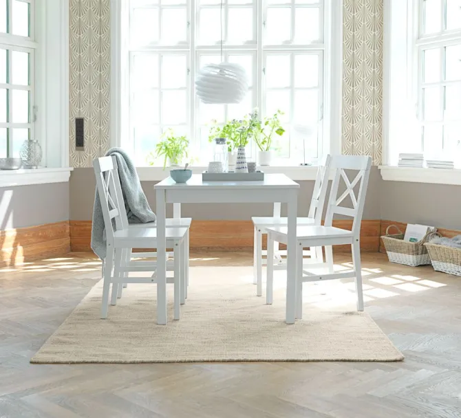 Spisebordsstol EJBY hvid