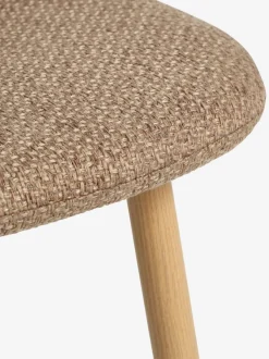 Spisebordsstol EJSTRUP mørk sand/egefarve