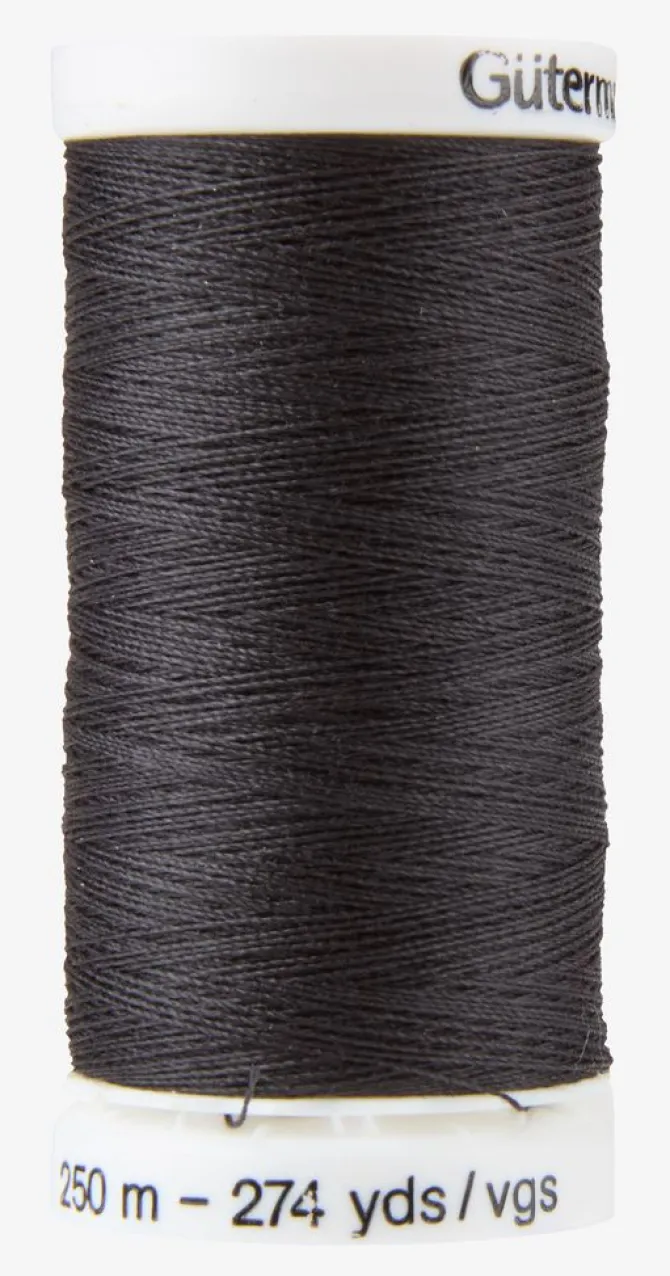 Sytråd 250m sort polyester