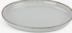 Tallerken FERDUS Ø19cm porcelæn grå