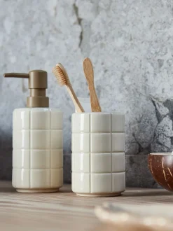 Tandbørsteholder STENINGE beige