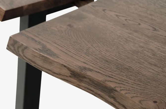 Tillægsplade SKOVLUNDE 90x46 mørk eg