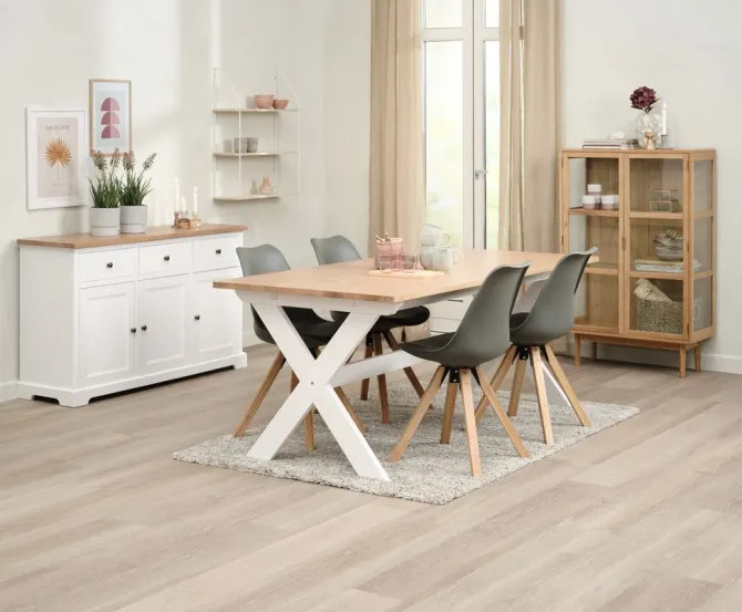 Tillægsplade VISLINGE 90x45 natur