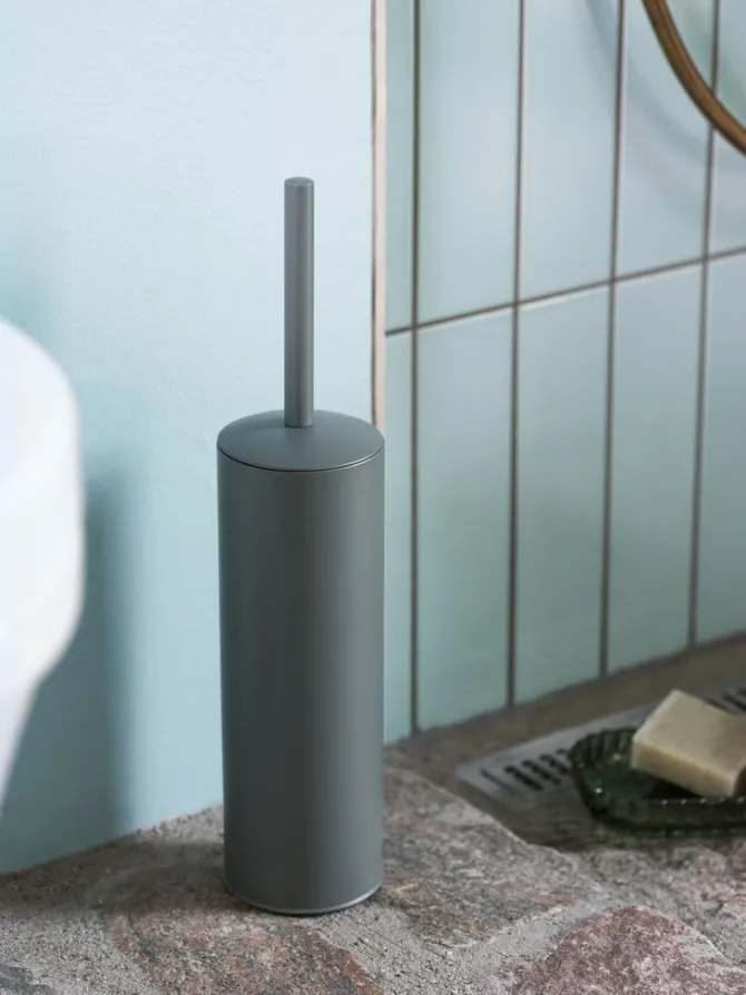 Toiletbørste BALSBY coated stål olivengrøn