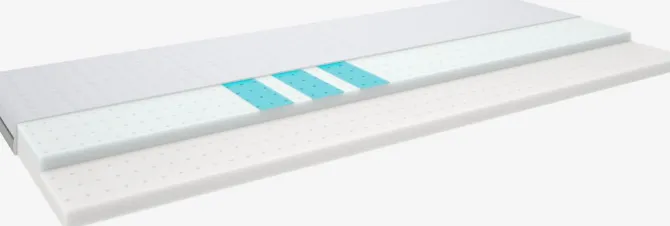 Topmadras 90x200 GOLD T110 grå WELLPUR