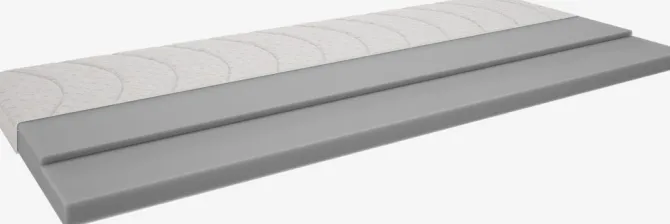 Topmadras 90x200 GOLD T65 grå WELLPUR