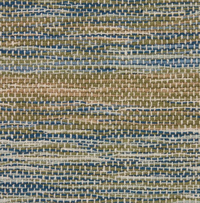 Tæppe KUBJELLE 65x160 grøn/blå