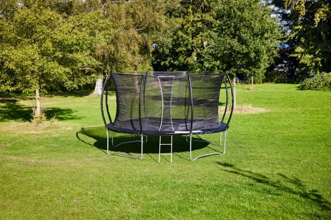 Trampolin FALK Ø426 m/sikkerhedsnet sort