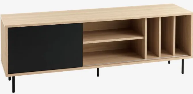 TV-bord FARSUND eg/sort