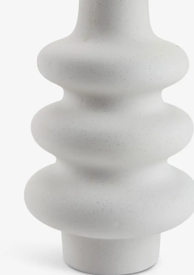 Vase ALVIS Ø20xH30cm hvid