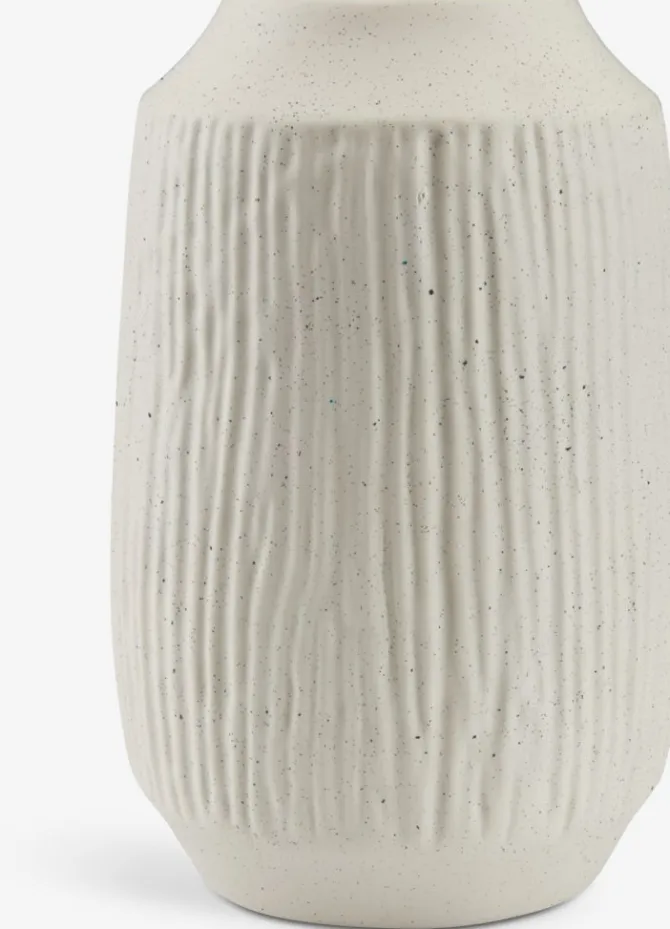 Vase CHRISTIAN Ø21xH33cm hvid