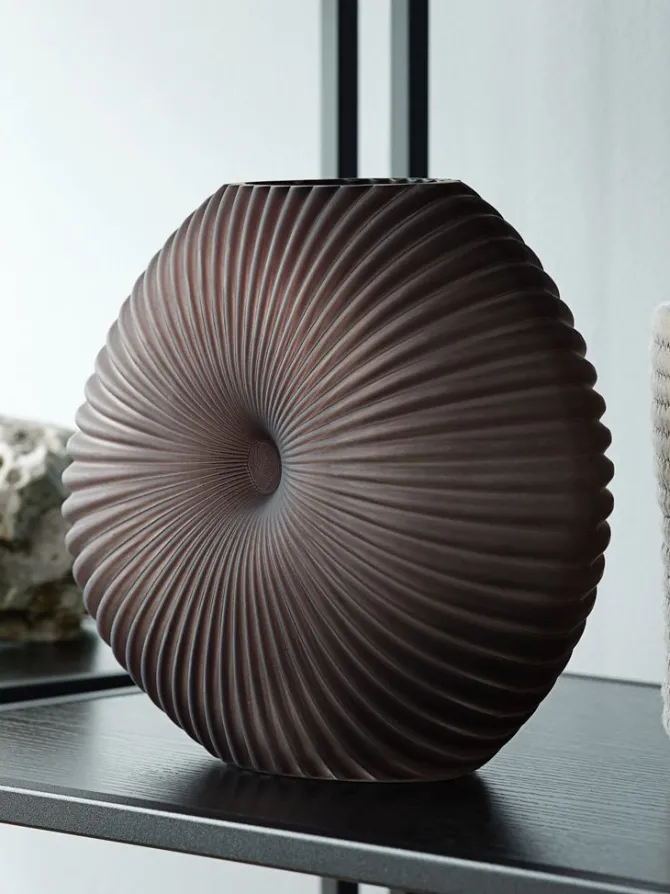Vase RICHARD B9xL25xH20cm grå