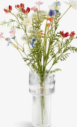 Vase RUNE Ø12xH25cm klar