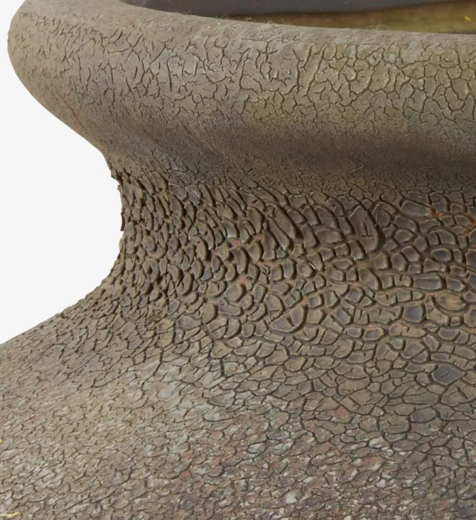 Vase TOMMY Ø26xH44cm grå/brun