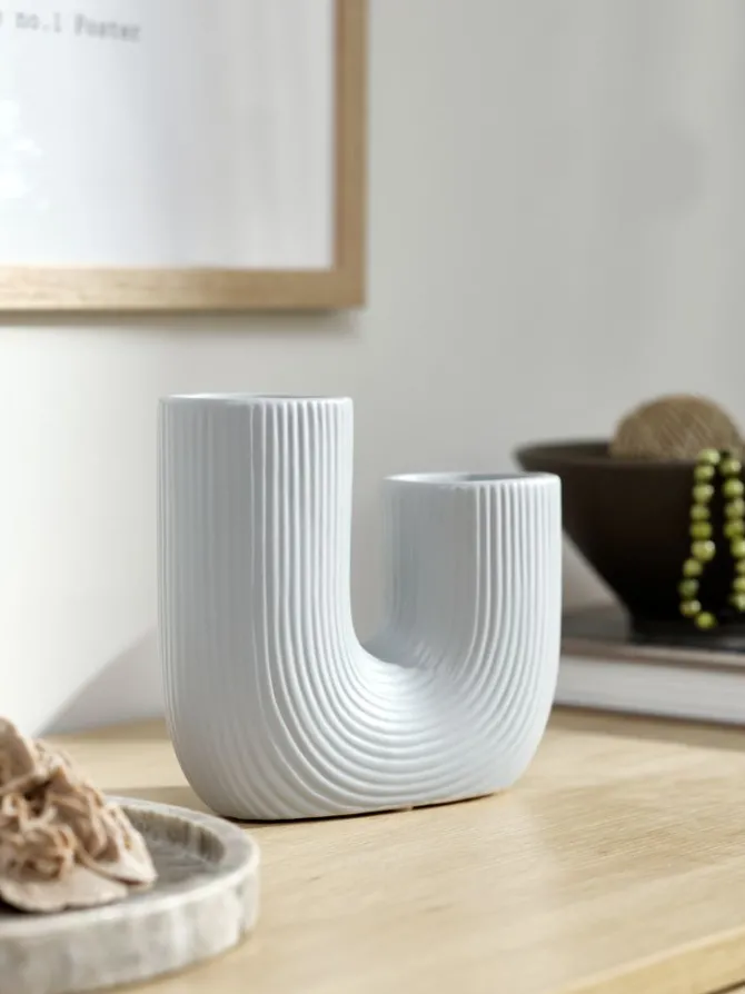 Vase TORMUND B18xL6xH17cm blå