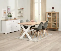 Væghylde HEJLSMINDE 3 hylder hvid/natur