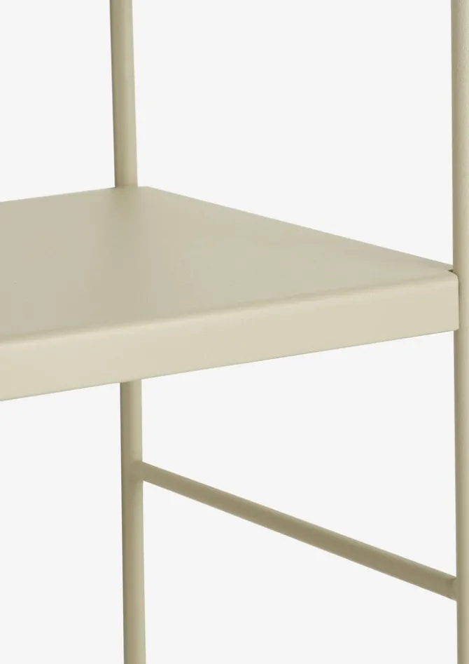 Væghylde VANDRUP 6 justerbare hylder beige