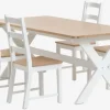 VISLINGE L190 bord natur + 4 VISLINGE stole natur